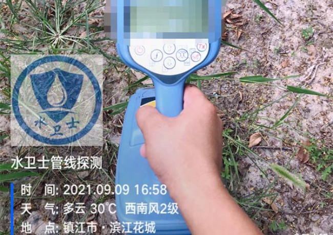 泰州金属管道探测案例-镇江滨江花城小区