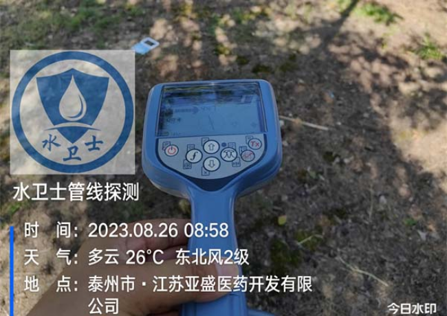 泰州地埋电缆探测案例-江苏亚盛医药